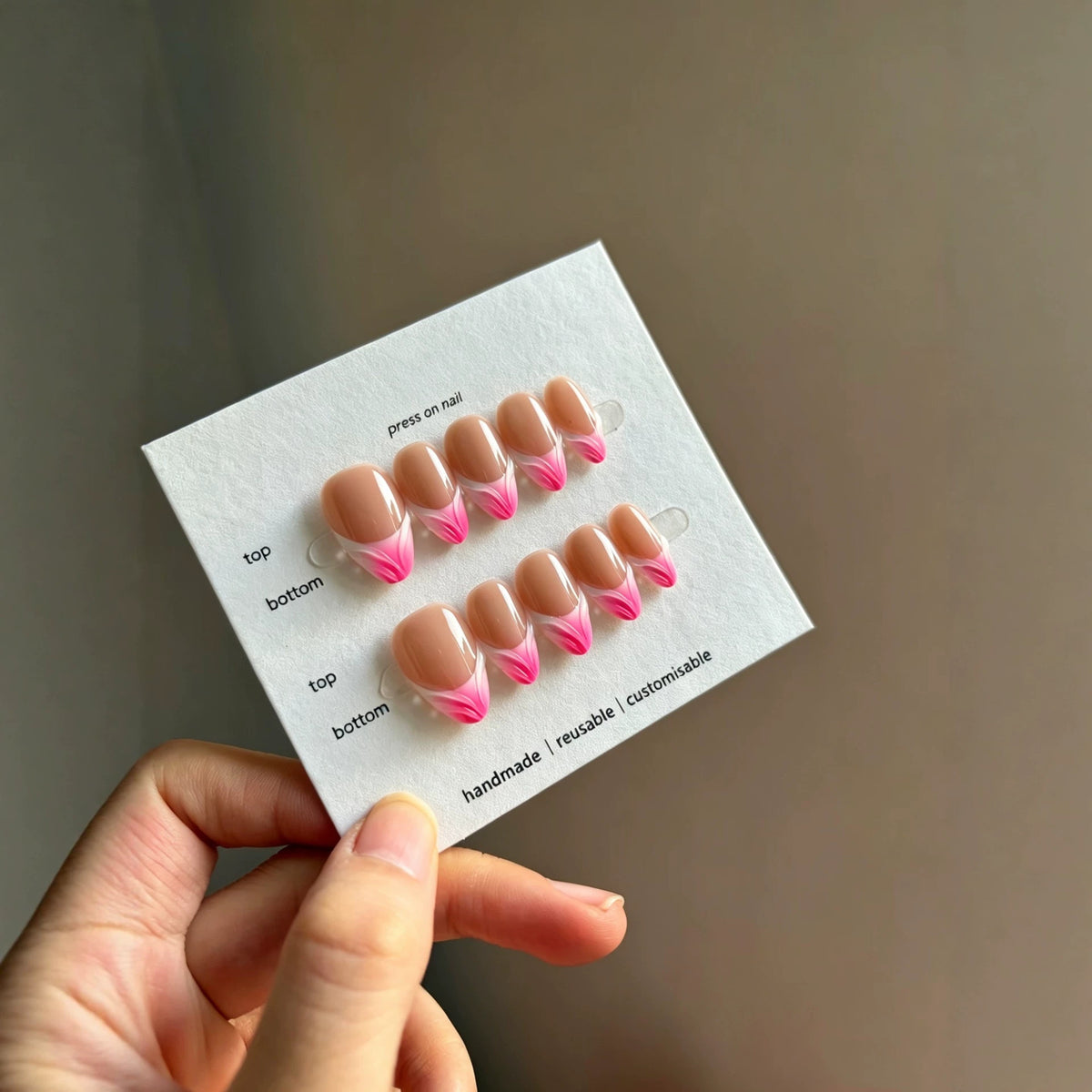 Anpassbares Handgefertigtes Press-On Nail Set