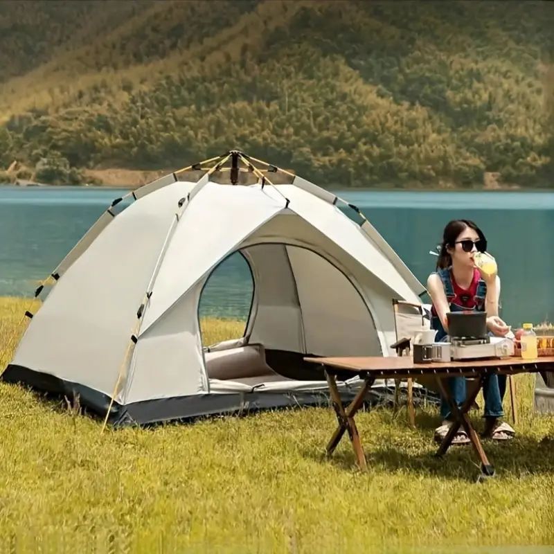 Damen Campingzelt mit Doppeltür Brehn