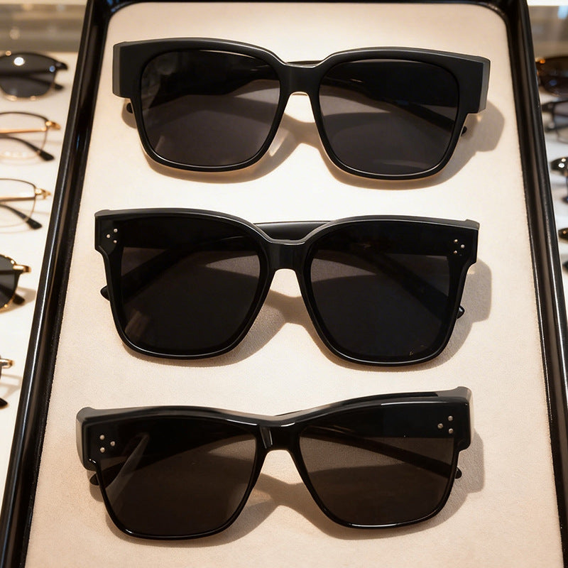 Fette geometrische Rahmen Sonnenbrille Brehn