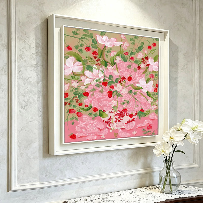 Florale Leinwandkunst