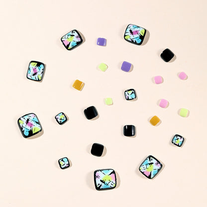 Künstlerische Fußnagel Kunst Designs Brehn