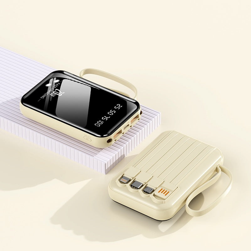 Powerbank mit innovativer Schnellladefunktion und digitaler Anzeige Brehn