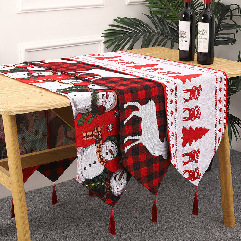 Weihnachts Tischläufer mit Rentier-Motiv Brehn