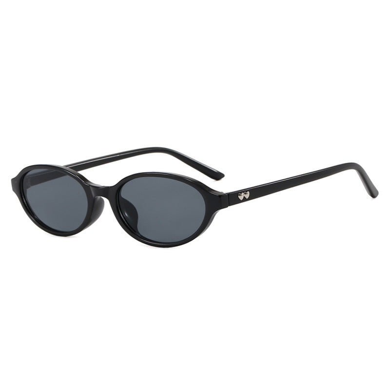 Damen modische Sonnenbrille mit ovalem Rahmen und UV-Schutz Brehn