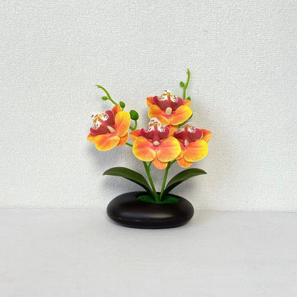 Elegante künstliche Orchideenblumenarrangements für die Innendekoration