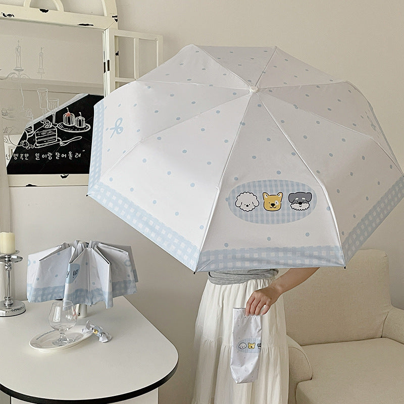 Damen Tragbarer Regenschirm Brehn