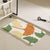 Blatt Design Badteppich