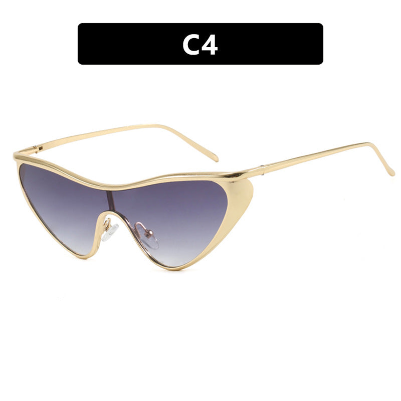Damen extravagant geformte Sonnenbrille mit schützendem UV-Filter Brehn