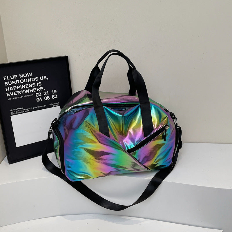 Schimmernde Reisetasche