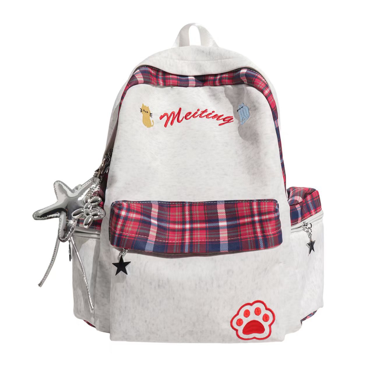 Gestickter lässiger Schulrucksack Brehn
