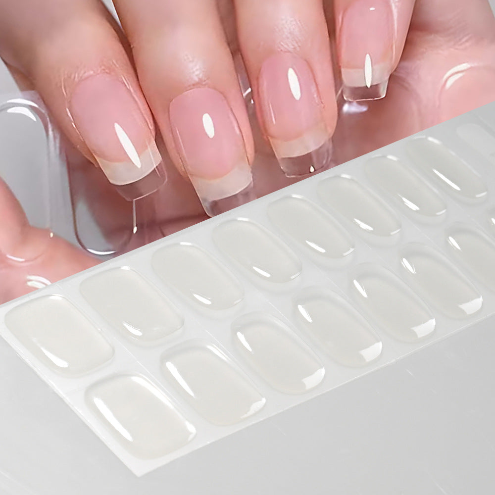 Hochglänzende Gel-Nagel-Wraps