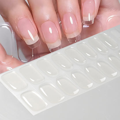 Hochglänzende Gel-Nagel-Wraps