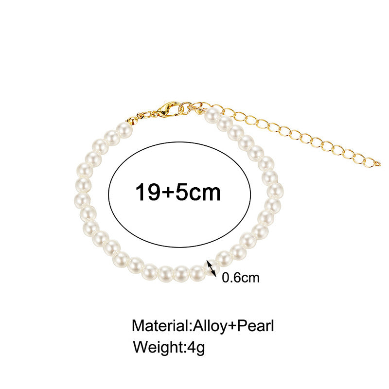 Elegante Perlenarmband Brehn