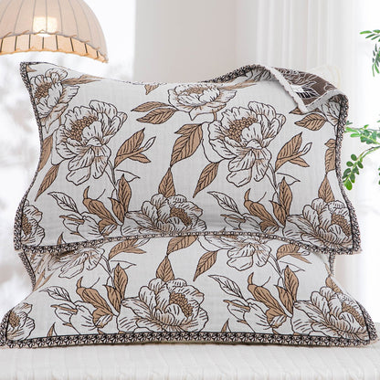Damen Dekoratives Kissen mit floralem Muster und hochwertiger Baumwolle Brehn