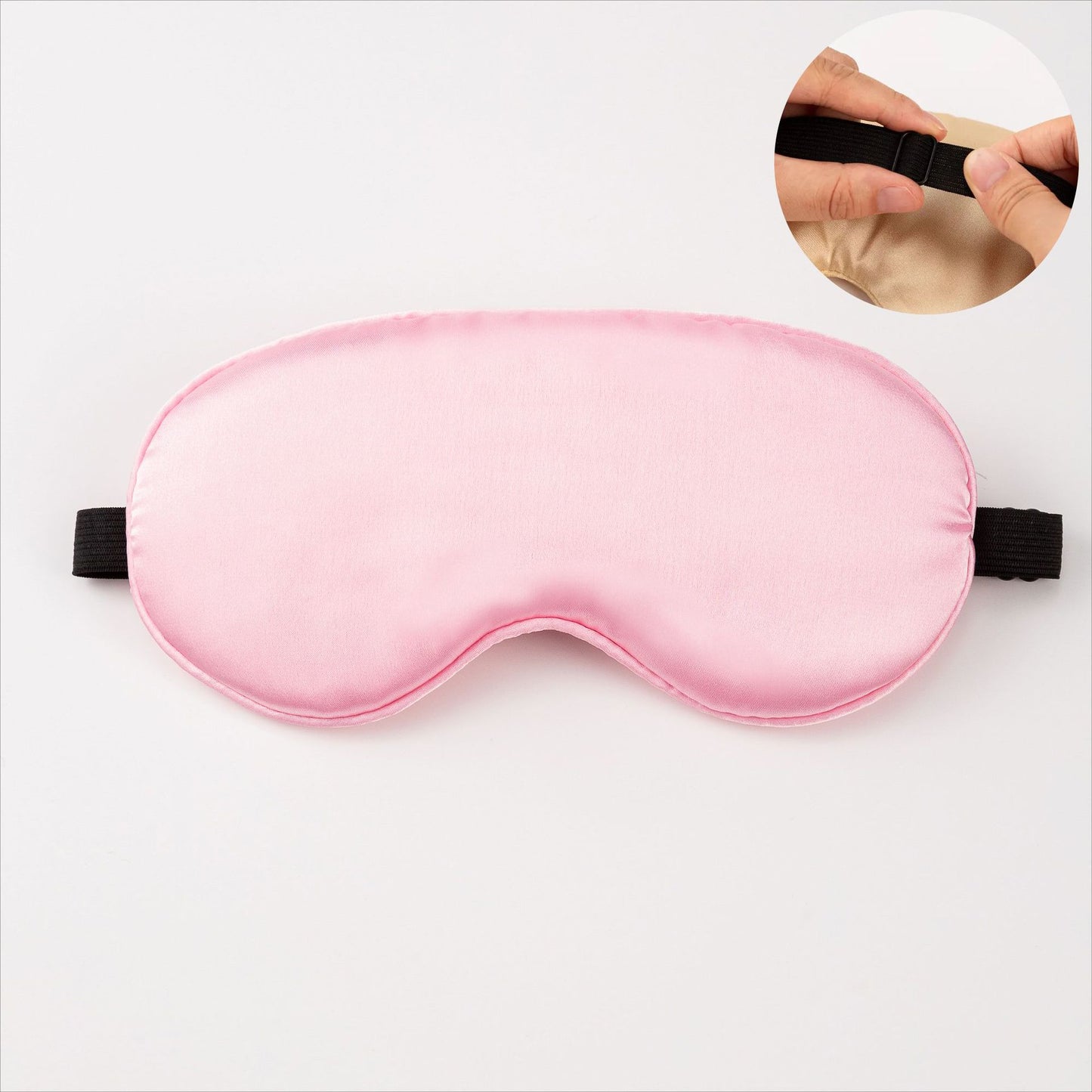 Unisex nan ergonomische Schlafmaske mit verstellbarem Elastikband und weicher Satinoberfläche Brehn