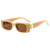 Fashion Statement Rechteckige Sonnenbrille