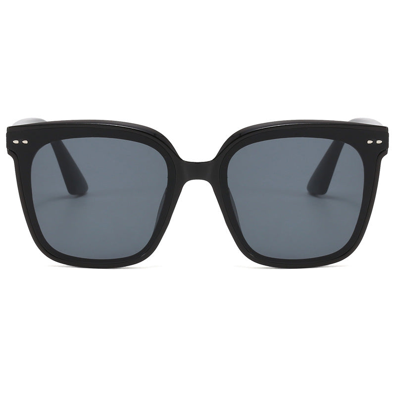 Damen geometrische Sonnenbrille mit luxuriösem Metallrahmen Brehn