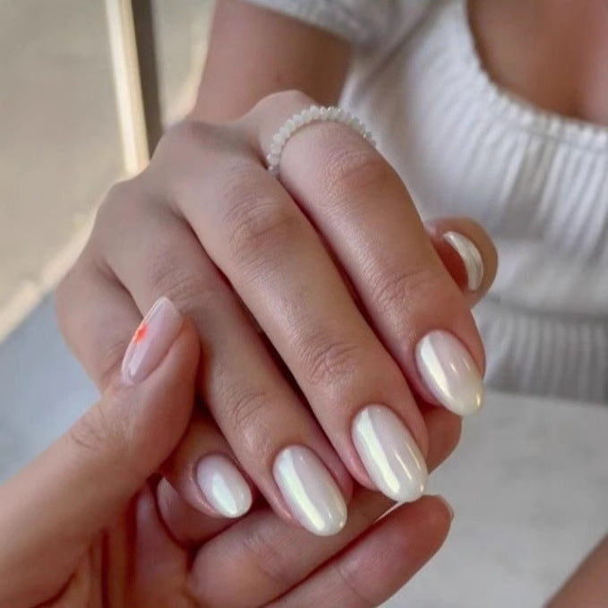 Glatte französische Press-On-Nagelset mit elegantem Finish Brehn