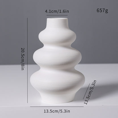 Strukturiert Modern Keramik Vase Brehn 1790368938