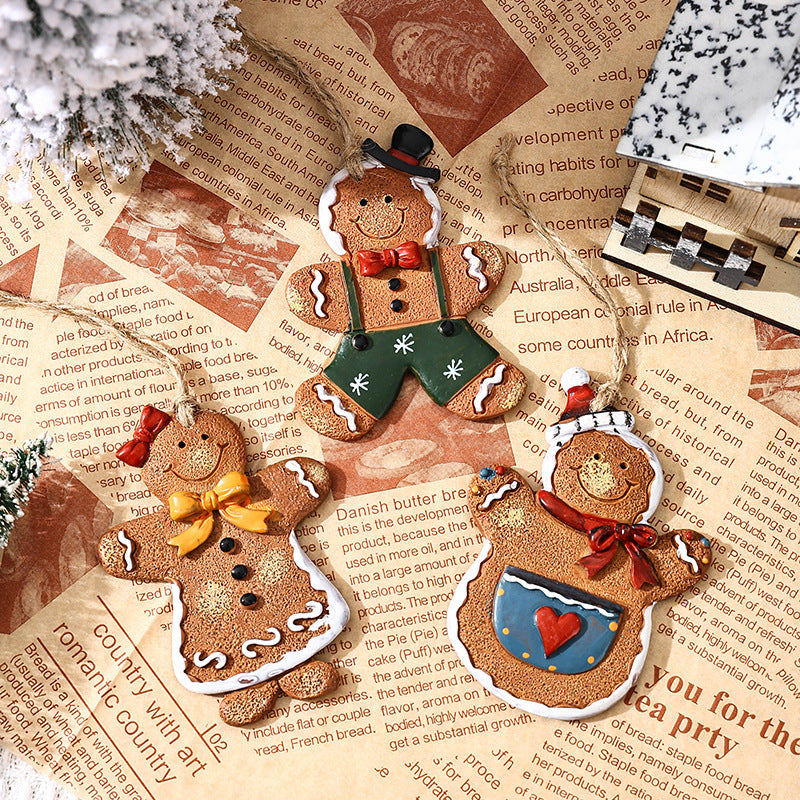 Dekorative Weihnachtsfigur im Lebkuchenmann-Design Brehn