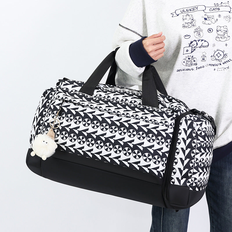 Stylische gemusterte Duffle Bag Brehn