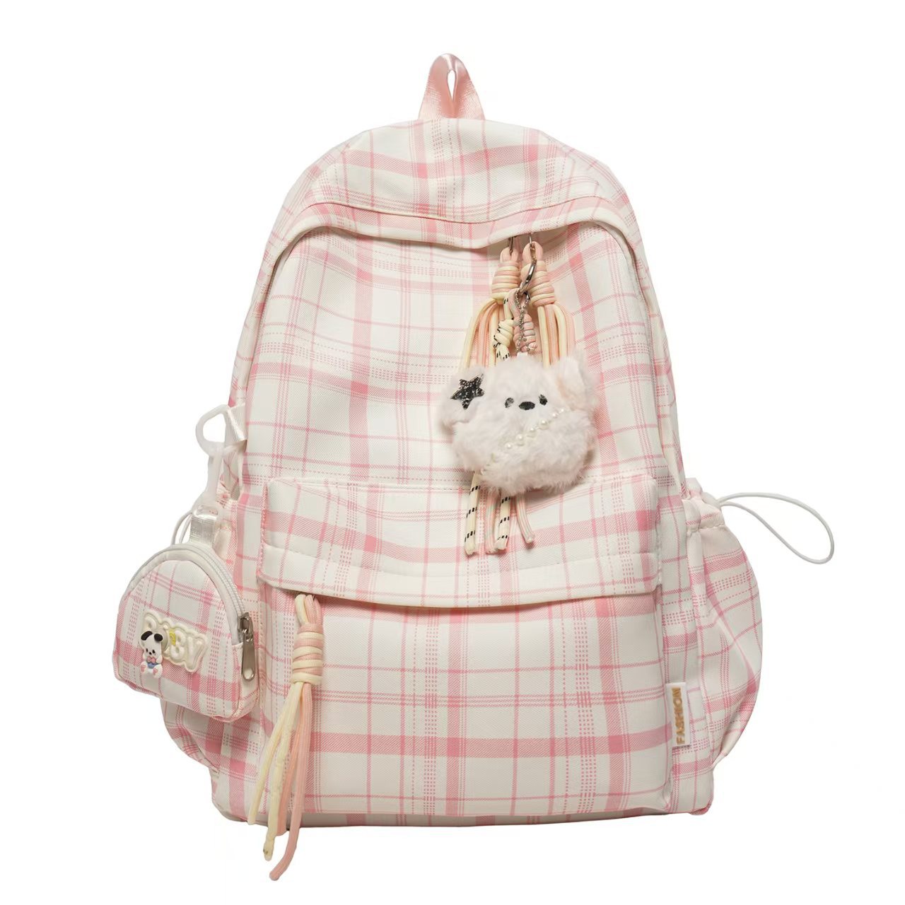 Verspielt Karierter Design Rucksack Brehn