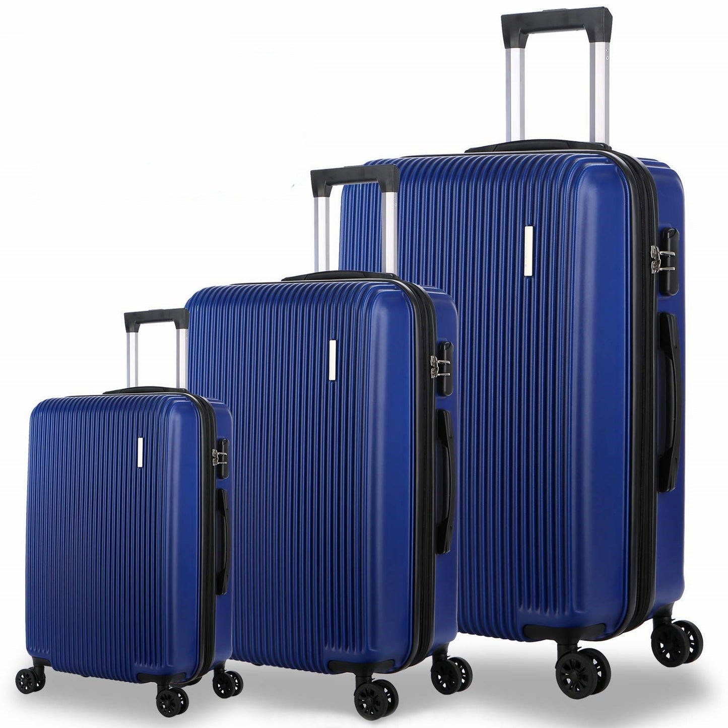 Unisex Drei-Teilig Erweiterbares Hartschalengepäck Set Brehn