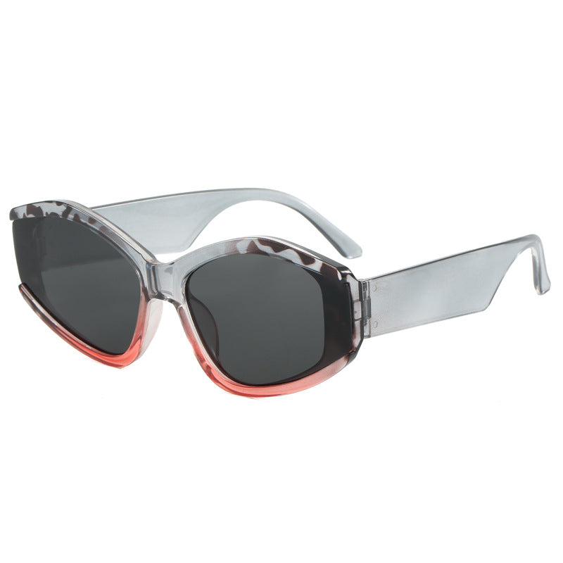 Damen modische Sonnenbrille mit markantem, futuristischem Design Brehn