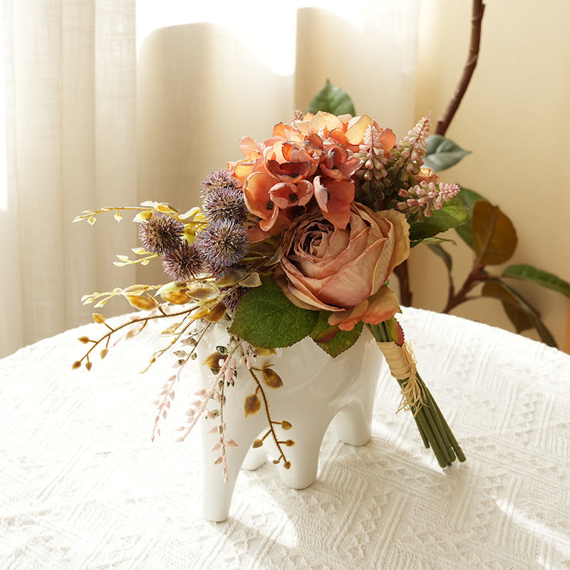 Elegante Kunstblumenstrauß Brehn