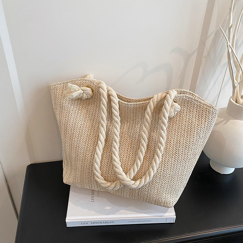 Chic handgewebte Strandtasche Brehn