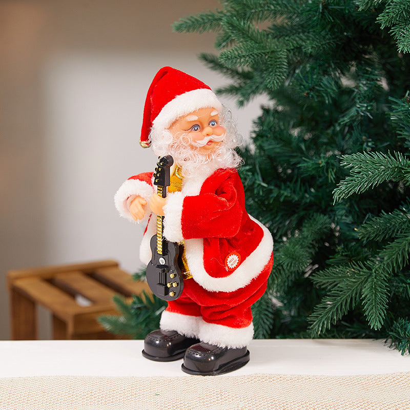 Dekorativer Weihnachtsmann mit Glöckchen Brehn