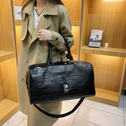 Krokodil-Textur Reise Duffle Bag Brehn