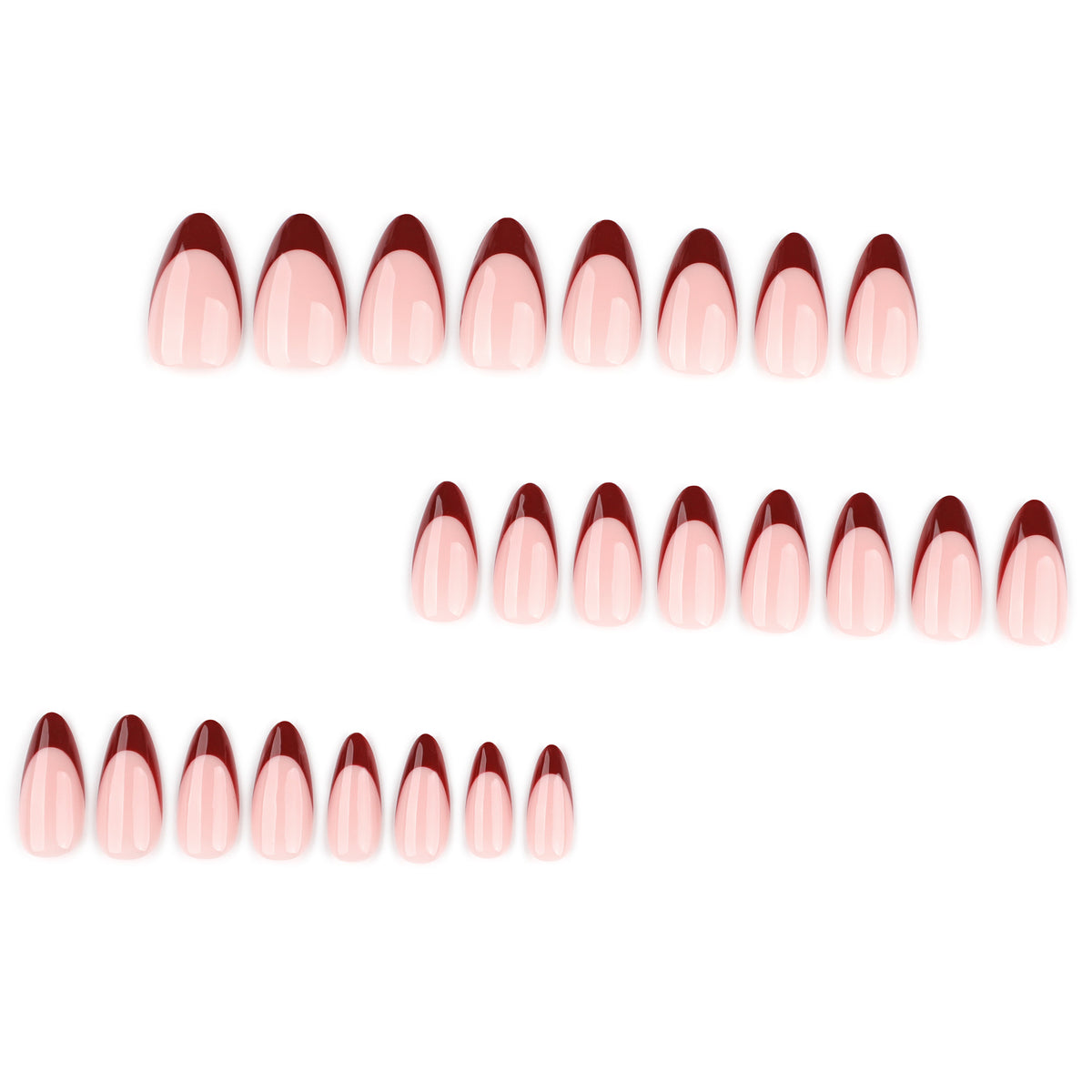 Kunstvolle Nagelkunst mit elegantem French-Tip und stimmungsvollem Design Brehn