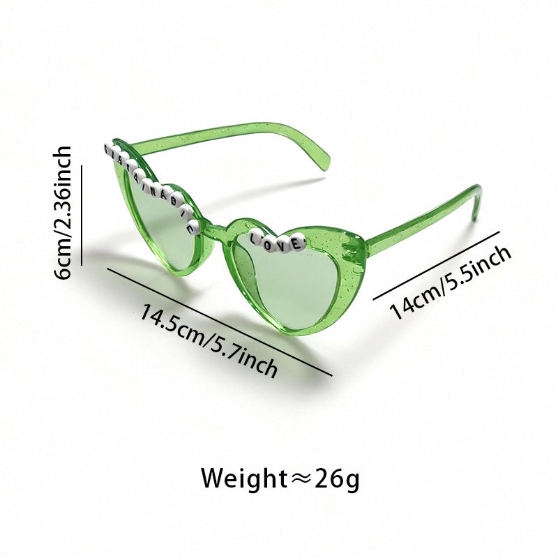 Verspielte Katzenaugen-Sonnenbrille mit Perlenakzenten Brehn