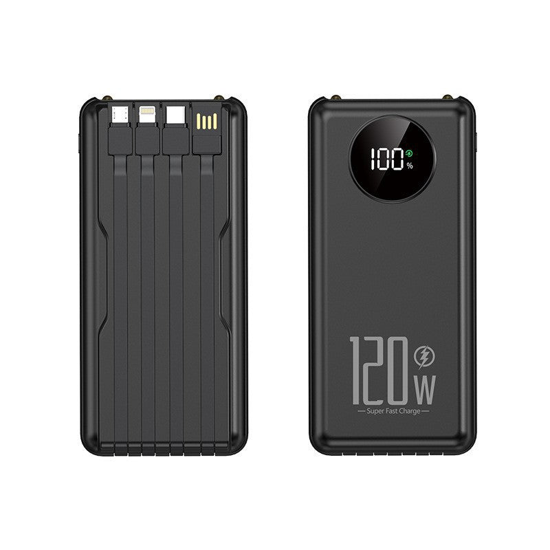 Tragbare Hochleistungs-Powerbank mit Intelligentem Ladekabelmanagement Brehn