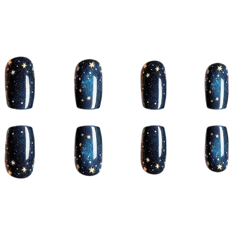 Celestial Starry Night Press-On Nail Set Brehn