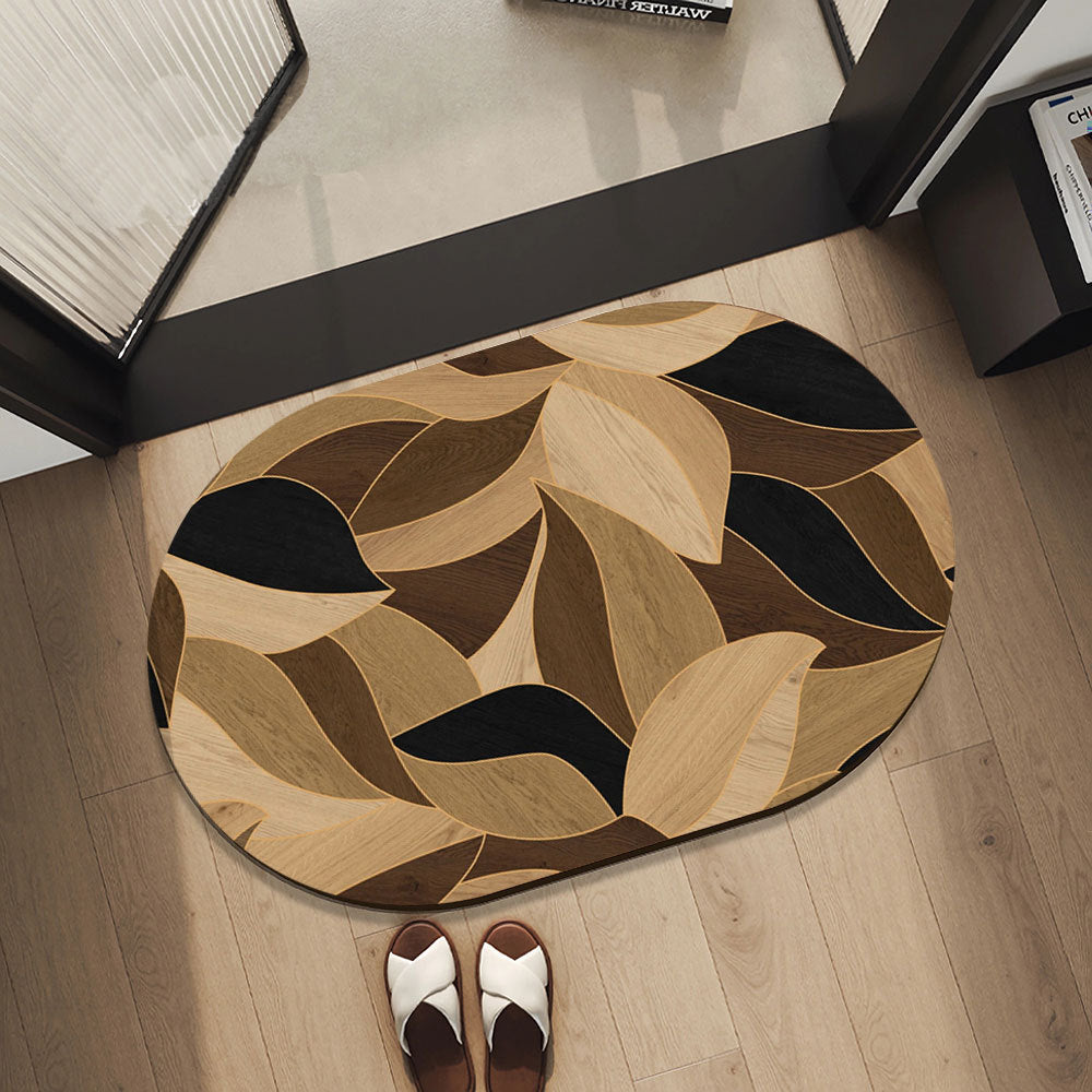 Stylische Holzd decorative Bereichsmatte