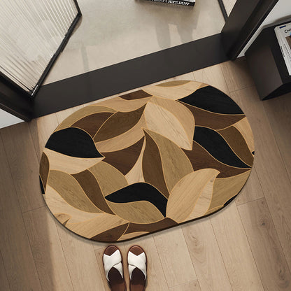 Stylische Holzd decorative Bereichsmatte