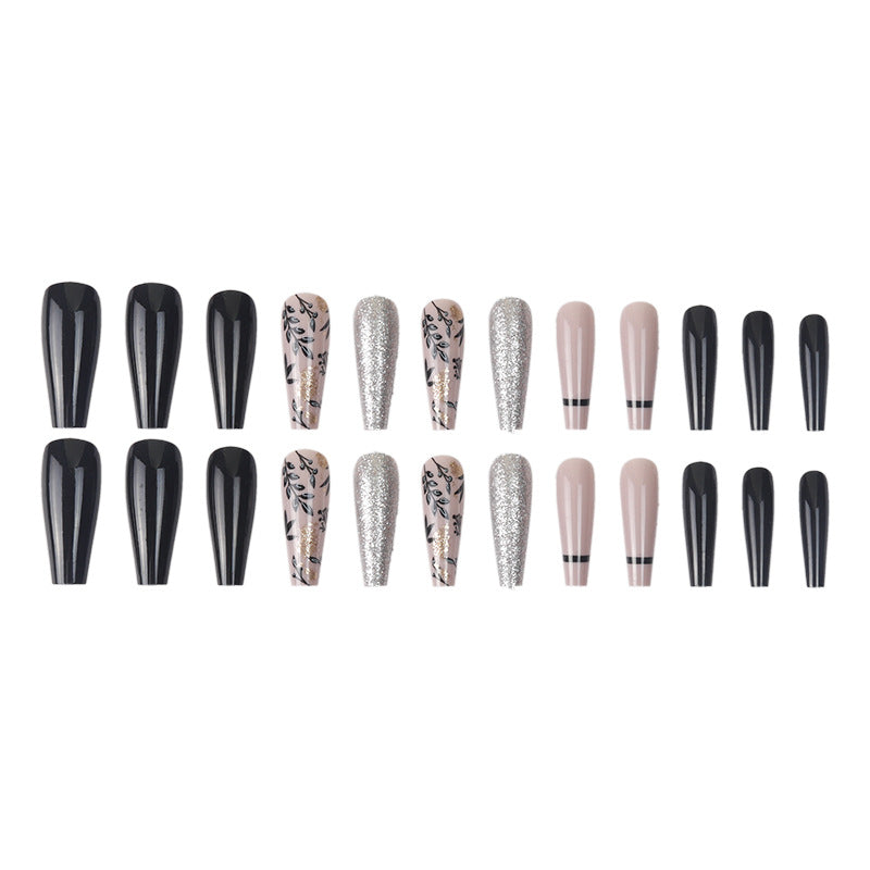 Glamouröse Stiletto Press-On Nägel Set Brehn