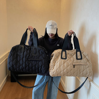 Gep quiltete Reis Tote Bag