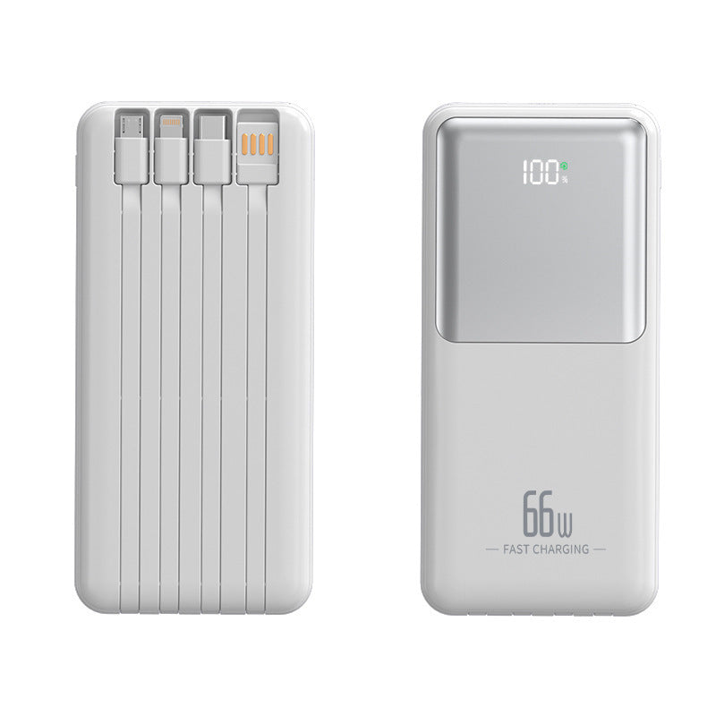 Tragbare Powerbank mit integriertem Multifunktionsladekabel Brehn