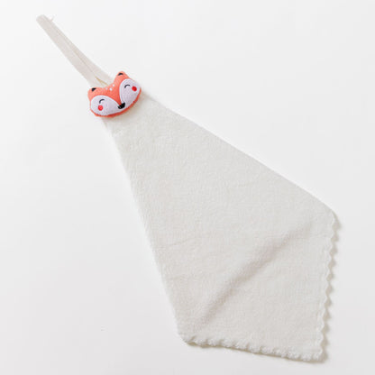 Plüsch-Maus-Hauben-Babybadetuch mit Aufhängeschlaufe