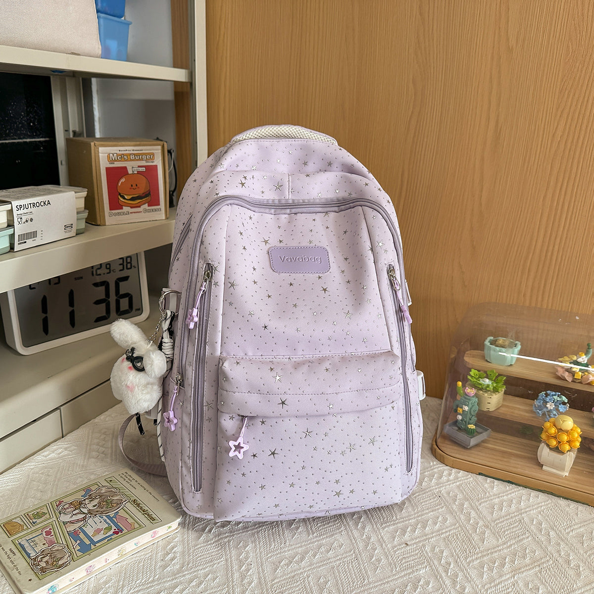 Stylischer Mehrzweck-Rucksack mit dekorativen Akzenten Brehn