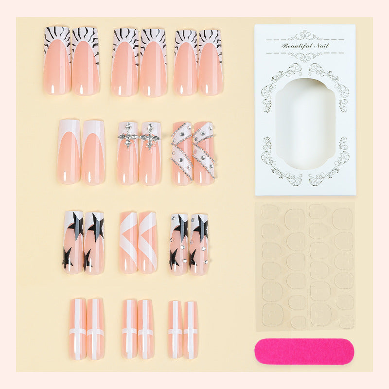 Elegantes Press-On Nail Art Kit Brehn