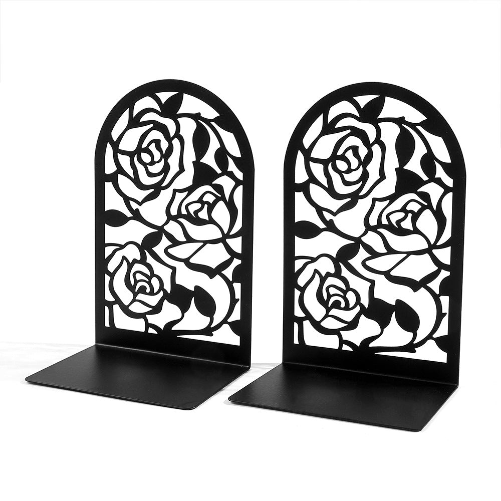 Blumenmuster Dekorative Buchstützen