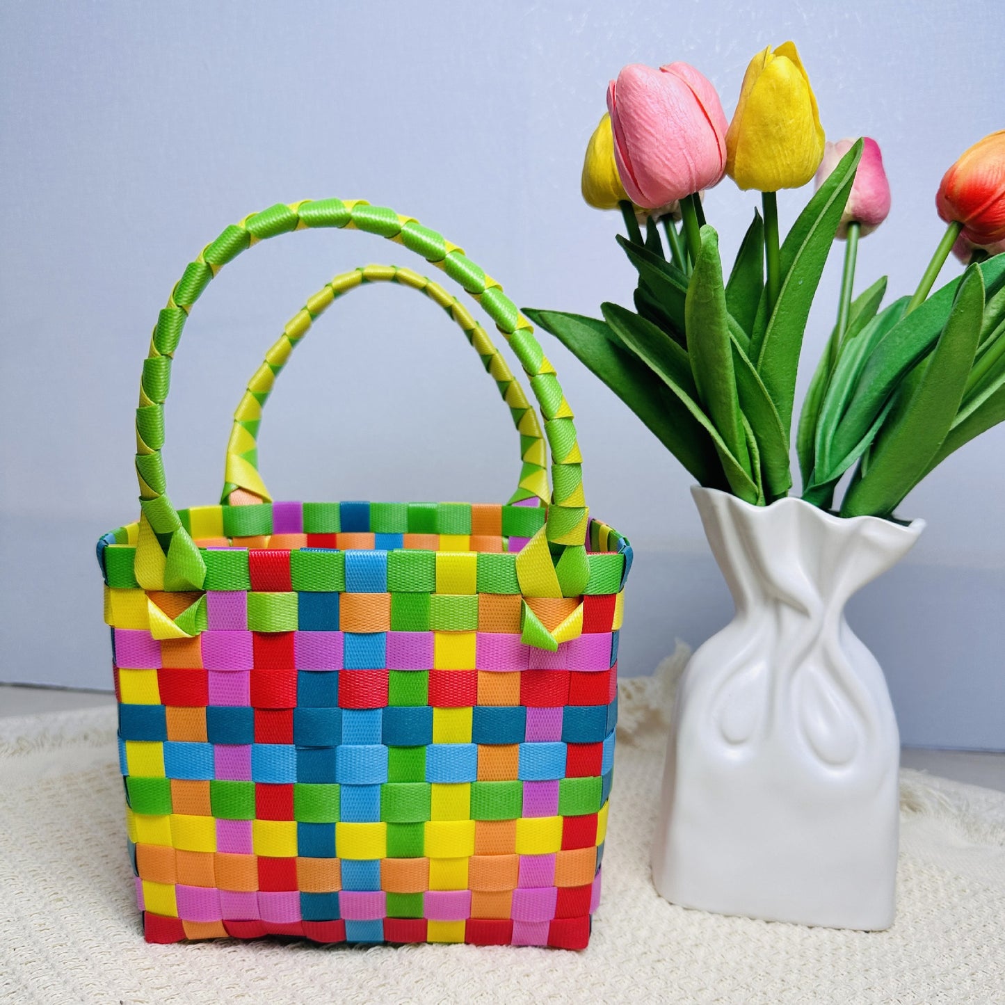 Geflochtene Jutetasche Brehn