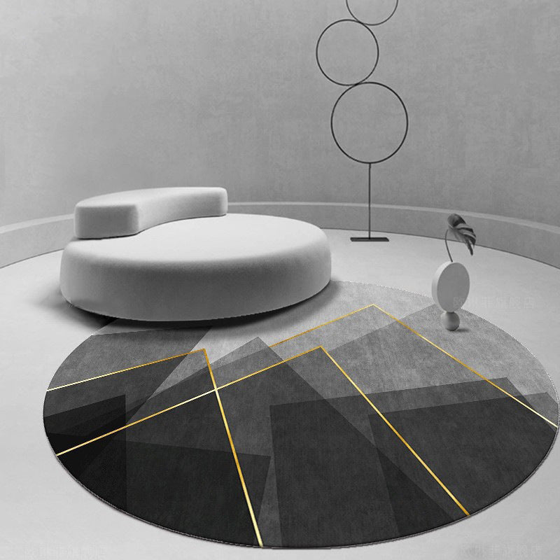 Runder geometrisches Muster Teppich Brehn