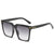 Oversized Quadrat Sonnenbrille Brehn