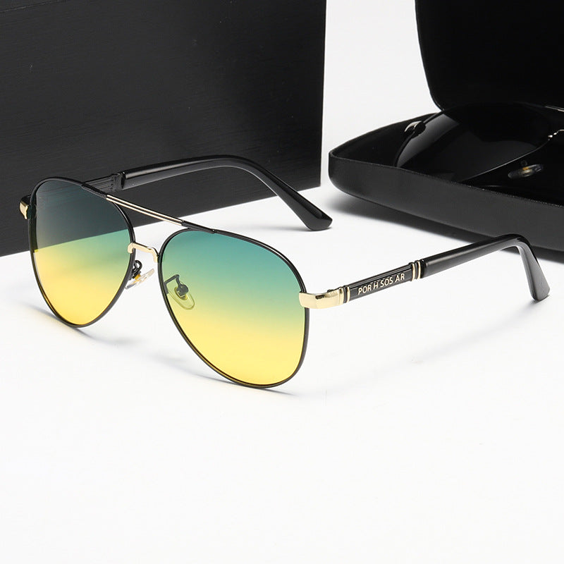 Damen Elegante Piloten-Sonnenbrille mit hochwertigen Polarisationsgläsern Brehn