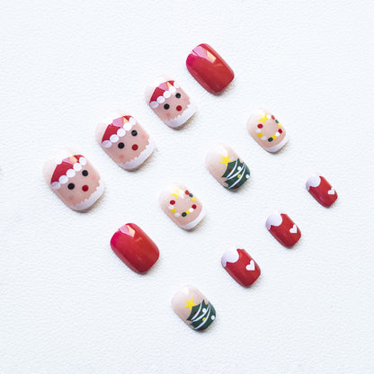 Festliches Feiertagsthemen-Nagelkunstset